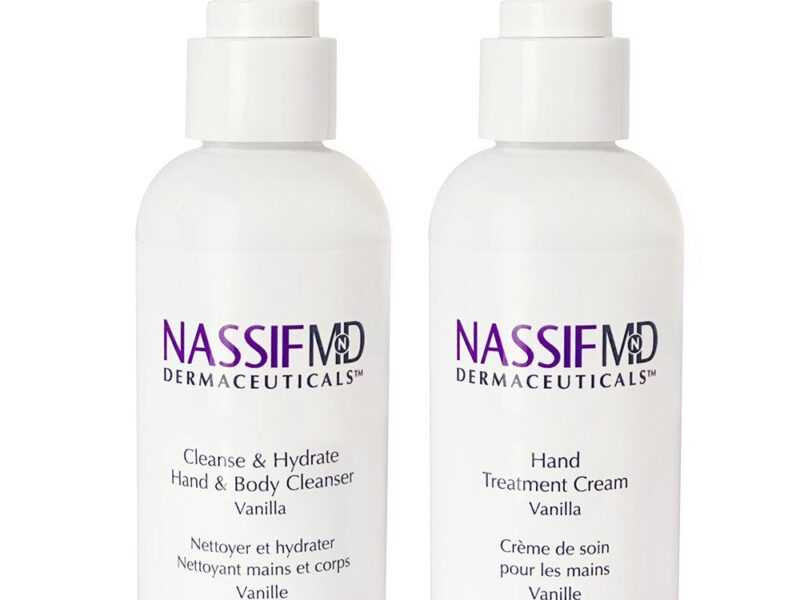 cleanse and hydrate anti-aging hand and body treatment set